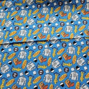 Seinfeld icons fabric